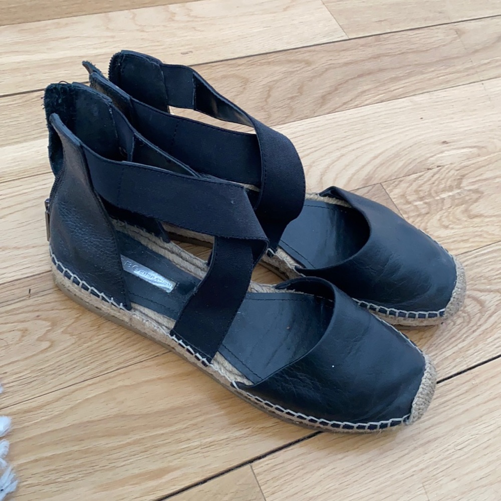BCBGENERATION BG-FARLEY Leather Espadrille Flats